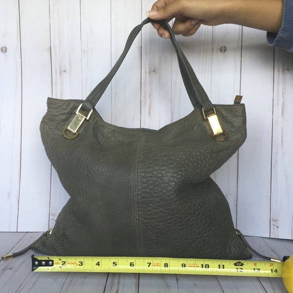 vince camuto lamb leather tote